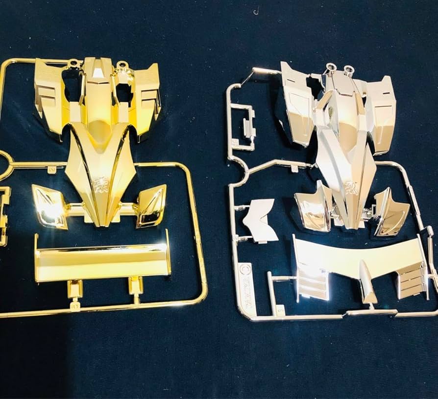 Amazon | ミニ四駆 サイクロンマグナム ゴールドメッキ&ハリケーン