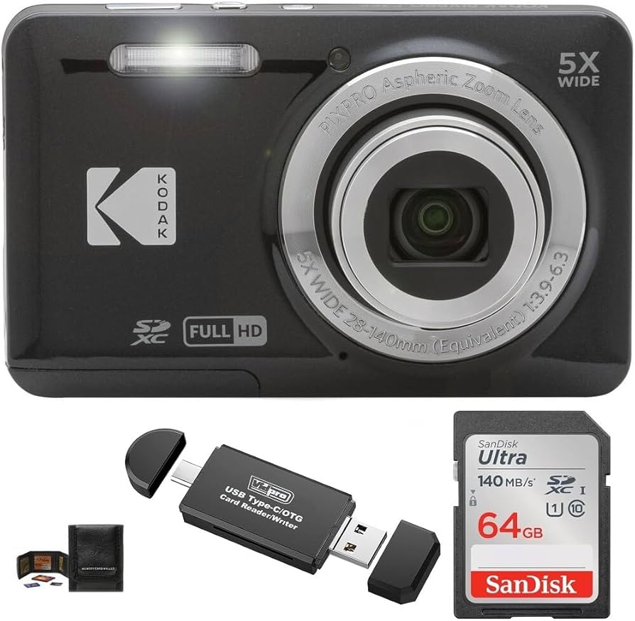 Amazon.com : KODAK PIXPRO FZ55 Digital Camera Bundle, Includes