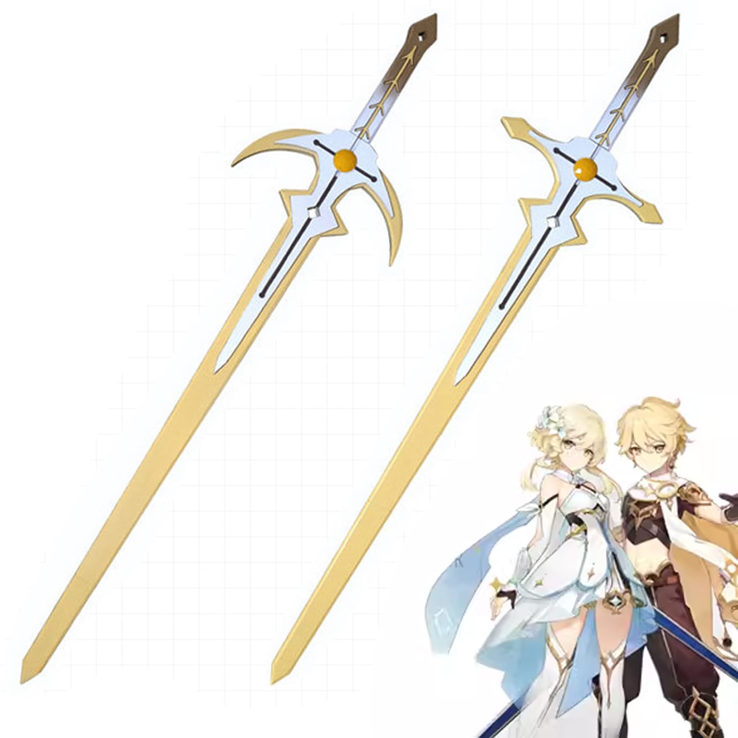 Amazon.co.jp: 原神 コスプレ道具 蛍 空 武器 刀剣 片手剣 PVC製