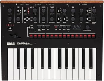 Amazon | KORG モノフォニック アナログ シンセサイザー monologue BK