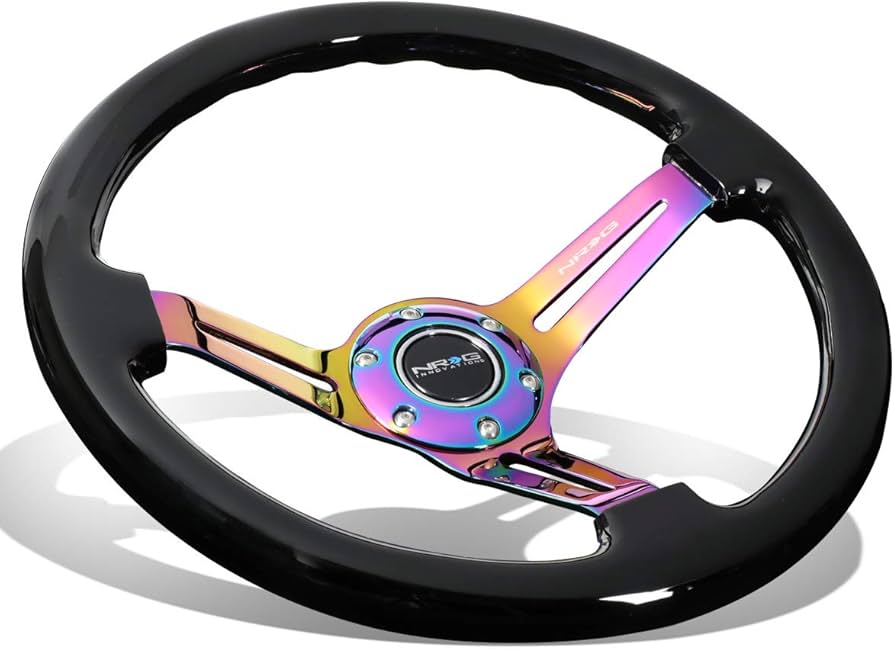 Amazon | NRG RST-018BK-MC 強化ステアリングホイール - ブラック