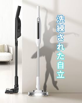 Amazon | 掃除機 コードレス 【2026新登場】70KPa超強力吸引&自立式