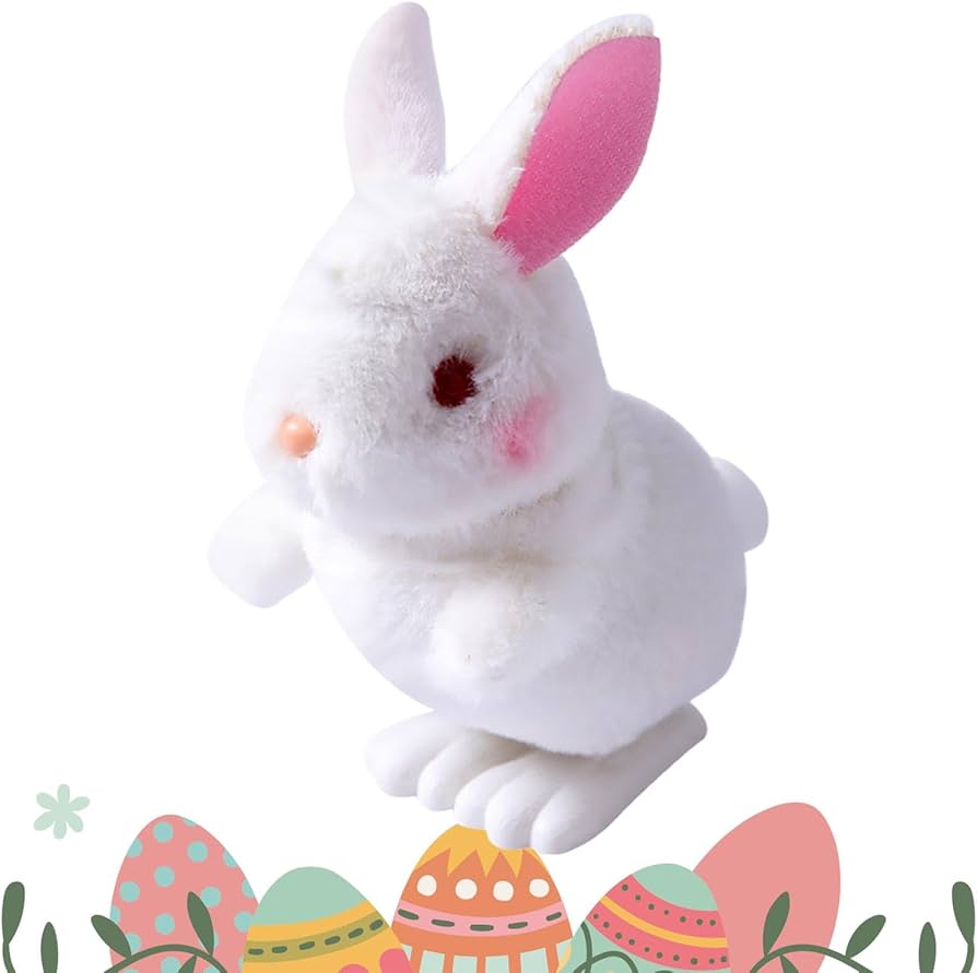 Amazon.co.jp: Sakmura ゼンマイバニーおもちゃ,ゼンマイバニー