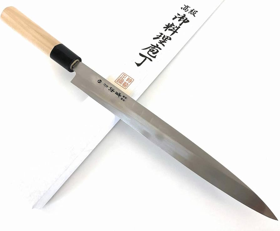 Amazon | 有次 包丁 A柳刃 270mm 日本製 AUS-10 築地 ARITSUGU 朴の木
