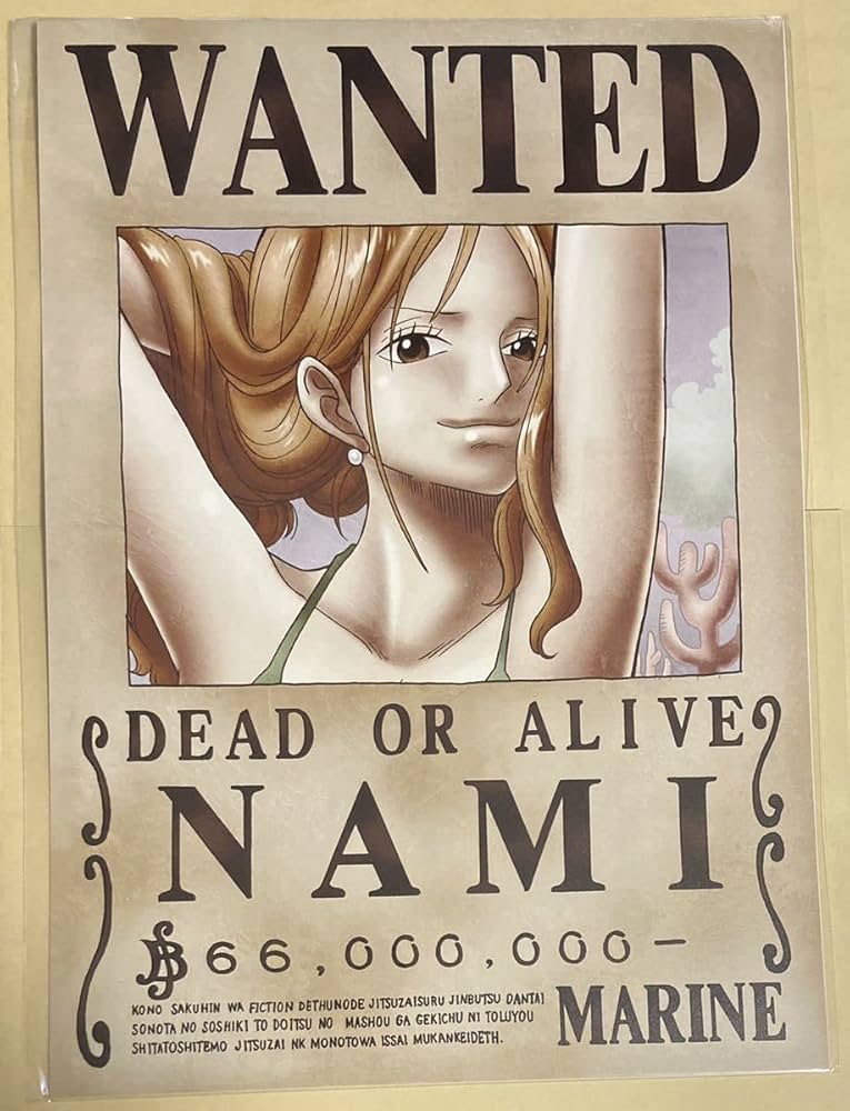 Amazon.co.jp: One piece ワンピース 手配書ポスター 海軍公式手配書