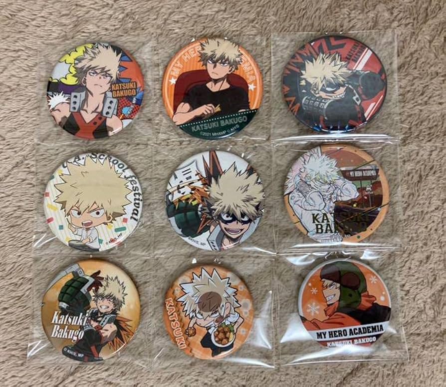 僕のヒーローアカデミア 応募者全員大サービス 缶バッジ 爆豪勝己 10こ