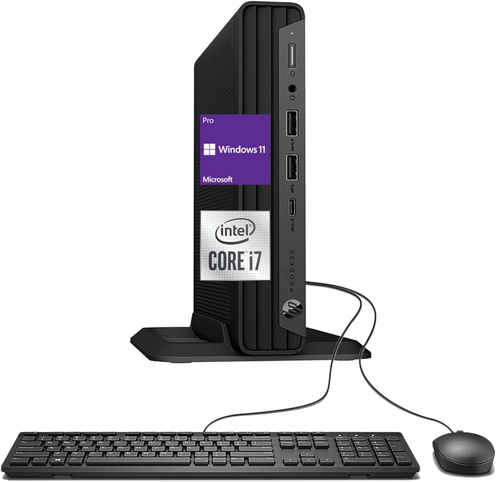 HP ProDesk 600 G6 Mini Business Desktop, Intel Core i7-10700T