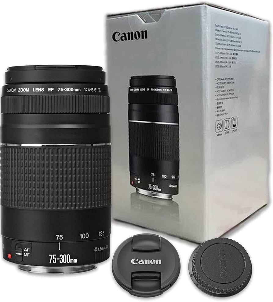 Amazon.com : Canon Ef 75-300mm F/4-5.6 III Telephoto Zoom Lens for