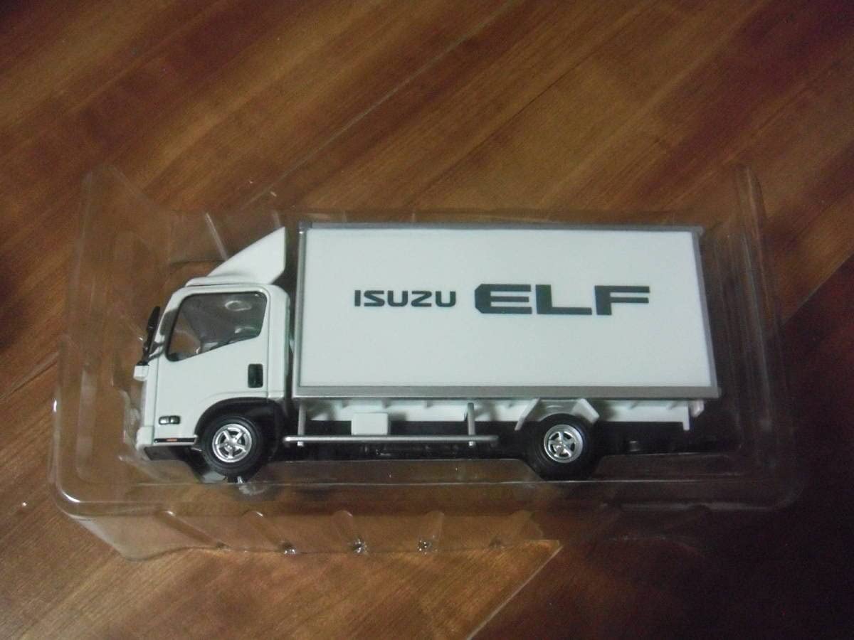 Amazon | いすゞ エルフ ミニカー トラック 白 ホワイト ISUZU ELF