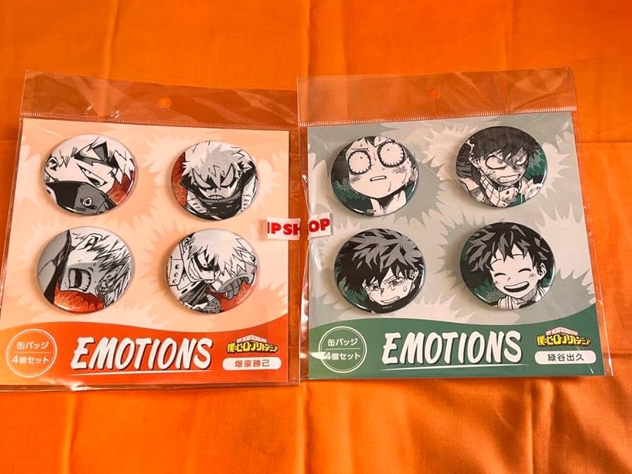 Amazon.co.jp: ヒロアカ 爆豪勝己 緑谷出久 缶バッジ4個セット