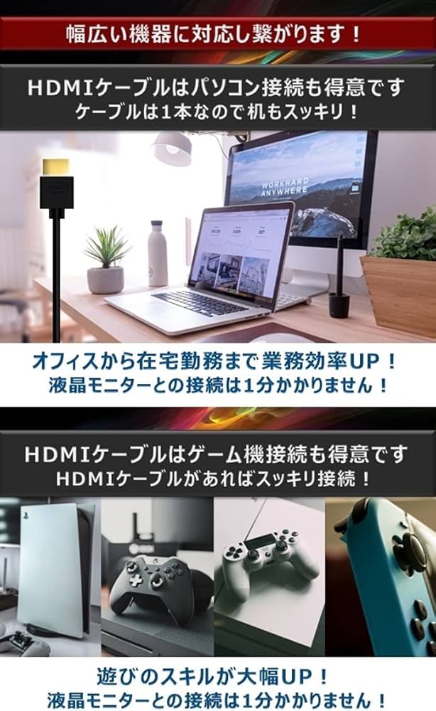Amazon | ハンファQセルズジャパン Hanwha HDMIケーブル PlayStation