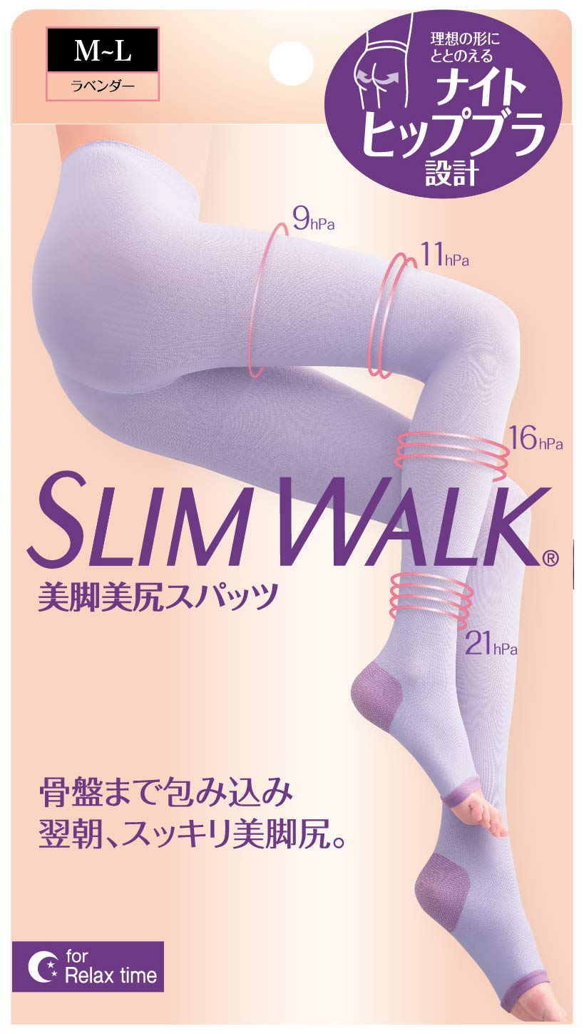 Amazon.co.jp: スリムウォーク 着圧スパッツ 美脚 美尻 スパッツ M-L