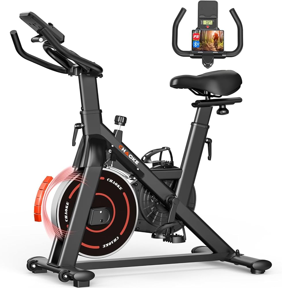 Amazon.co.jp: CHAOKE スピンバイク エアロバイク 【Zwift/アプリ連動