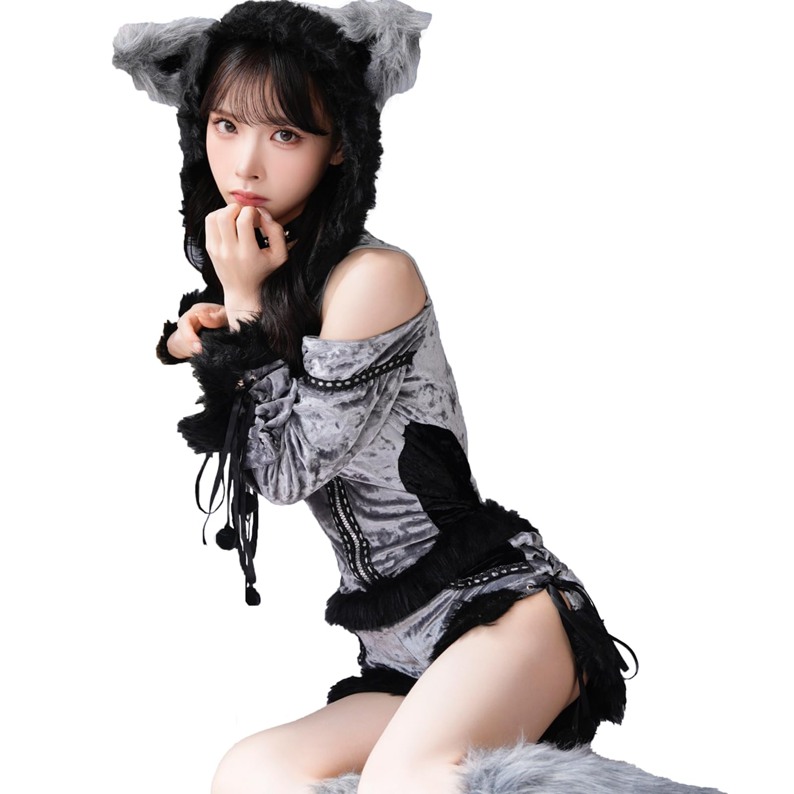 Amazon.co.jp: [Malymoon] ウルフ 狼 コスプレ衣装 ハロウィン