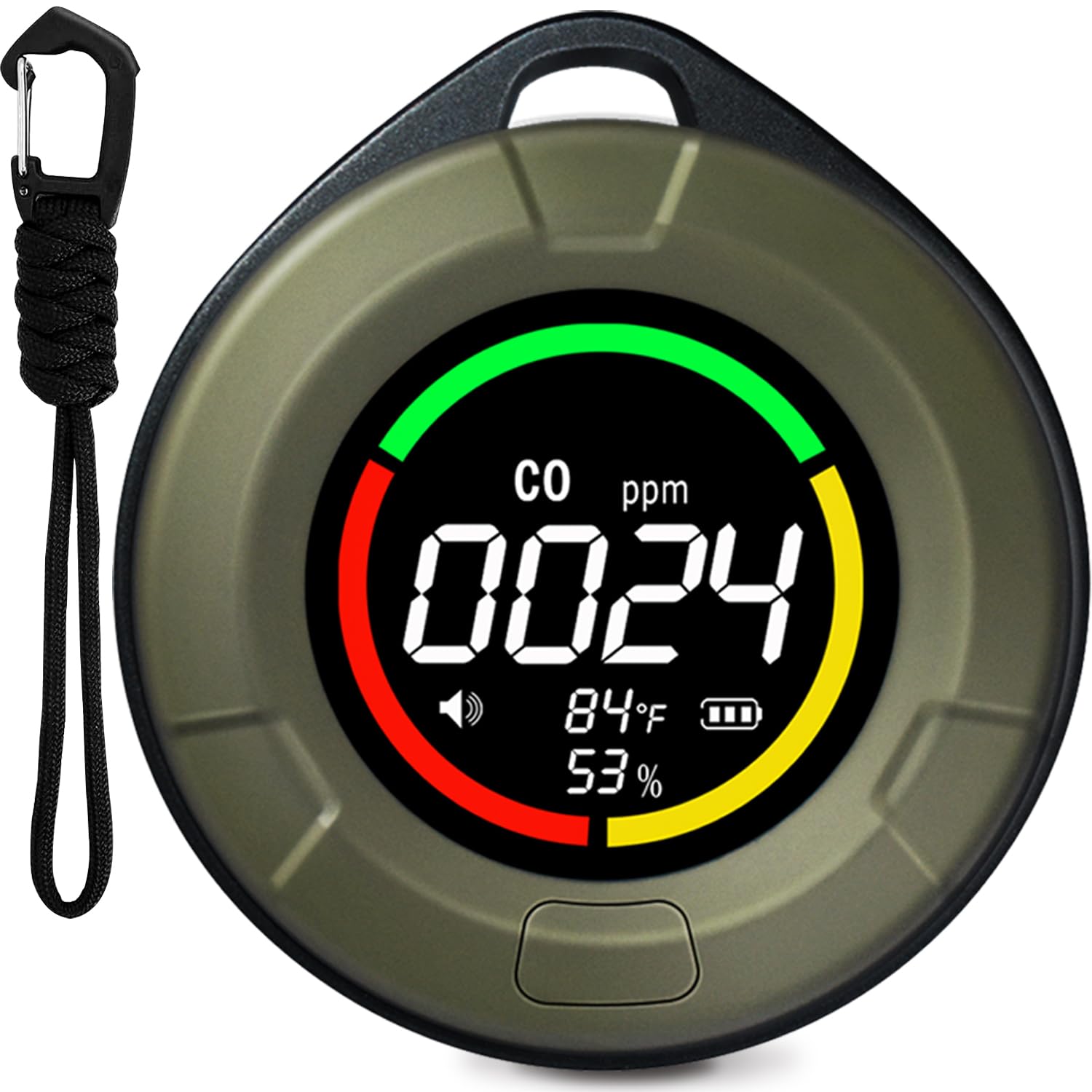 Amazon.co.jp: LSENLTYアウトドア旅行用ポータブル一酸化炭素検知器 CO