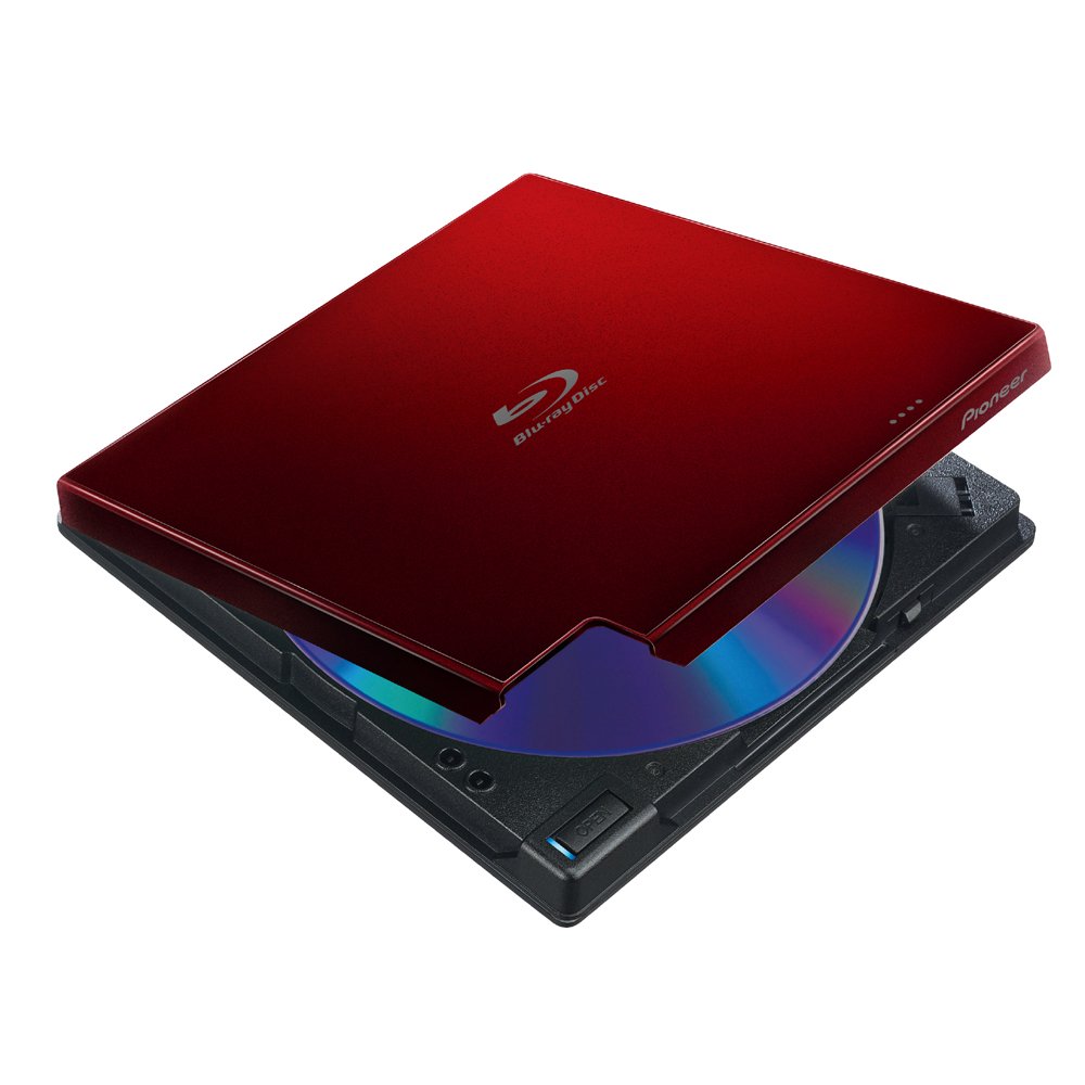 Amazon.co.jp: パイオニア USB3.0対応 ポータブルBDドライブ(レッド