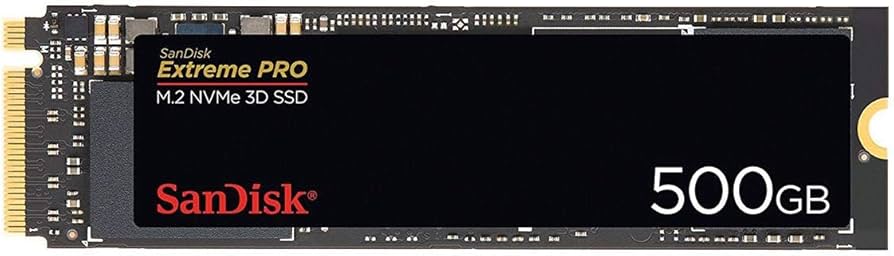 Amazon.com: SanDisk Extreme PRO M.2 NVMe 3D SSD - 500GB : Electronics