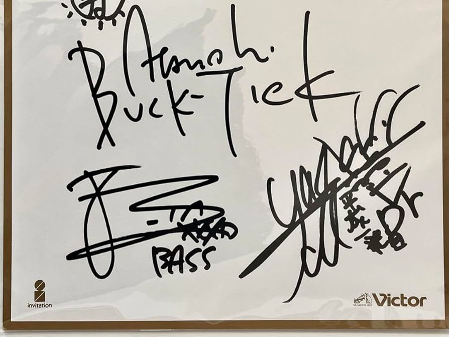 Amazon.co.jp: BUCK-TICKバクチク 直筆サイン色紙 櫻井敦司トレカ