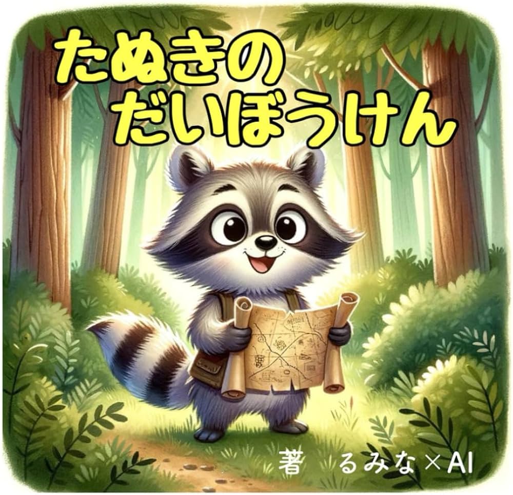 たぬきのだいぼうけん | るみな×AI |本 | 通販 | Amazon