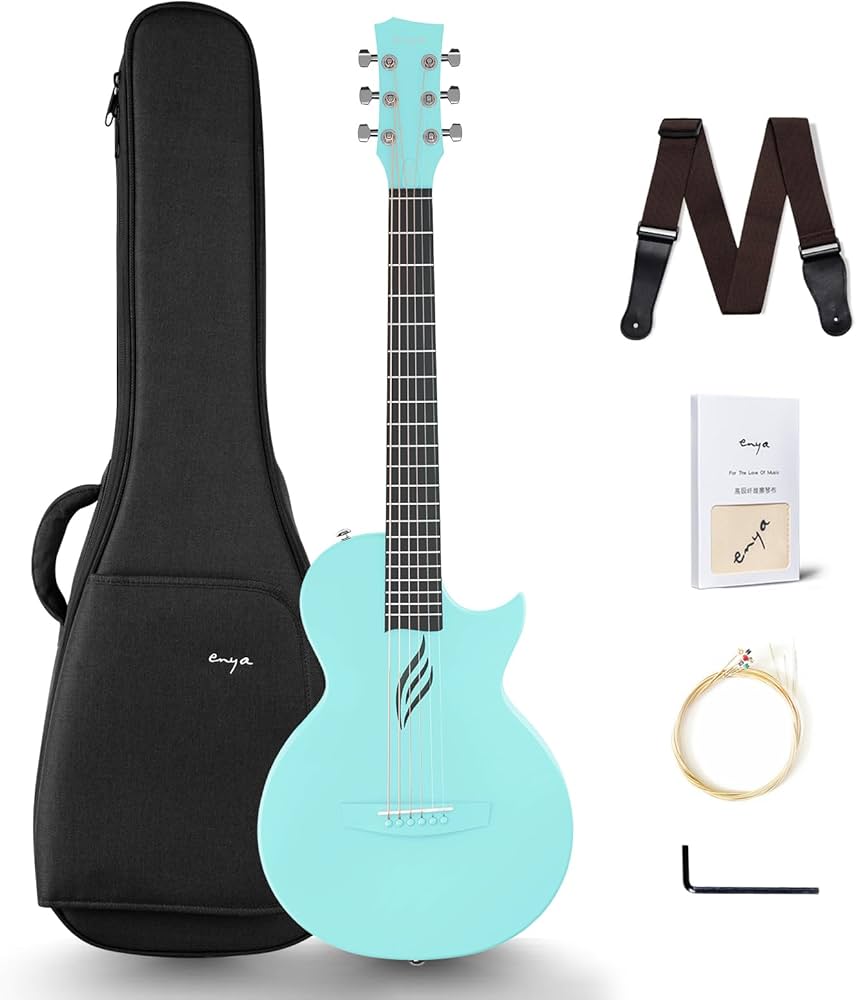 Amazon.com: Enya Nova Go Carbon Fiber Travel Acoustic Guitar | 1/2