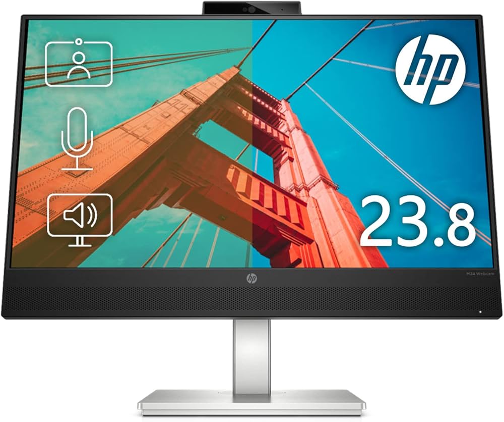 Amazon.co.jp: HP モニター 23.8インチ Webcam&スピーカー内蔵