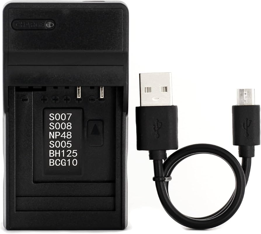 Amazon.com : CGA-S005 USB Charger for Panasonic Lumix DMC-FS1, DMC