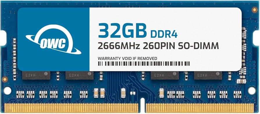 OWC 32GB PC21300 DDR4 2666MHz 260pin SO-DIMM Memory Ram Module