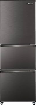 Amazon | Hisense 冷蔵庫 幅55.4cm 282L スペースグレイ HR-D2802S 3