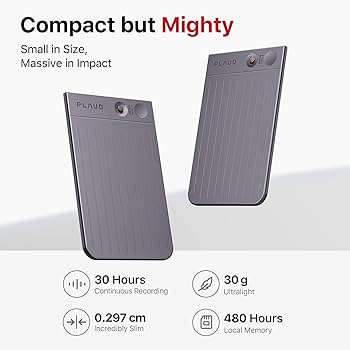 Gravador de Voz Plaud Note 64GB ChatGPT IA : Amazon.com.br