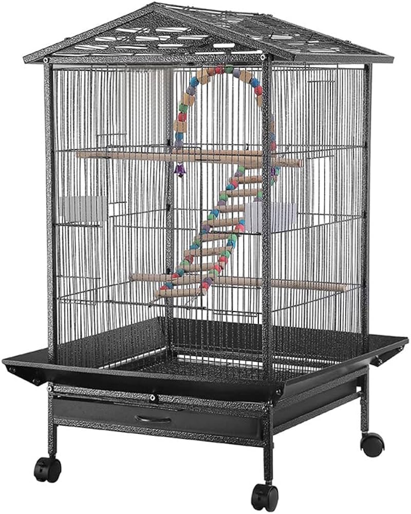 Amazon | Jiza 鳥かご 鳥 ケージ 大型 インコ ケージ バードケージ