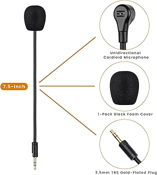 Amazon.com: Barracuda X Mic Replacement for Razer Barracuda X