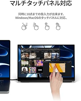 Amazon.co.jp: EHOMEWEI モバイルモニター 144Hz 2K 144Hz
