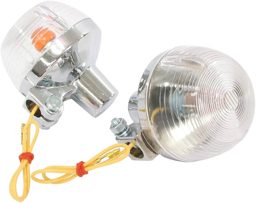 Amazon | 純正タイプ メッキ ウインカー クリアレンズ 2個セット