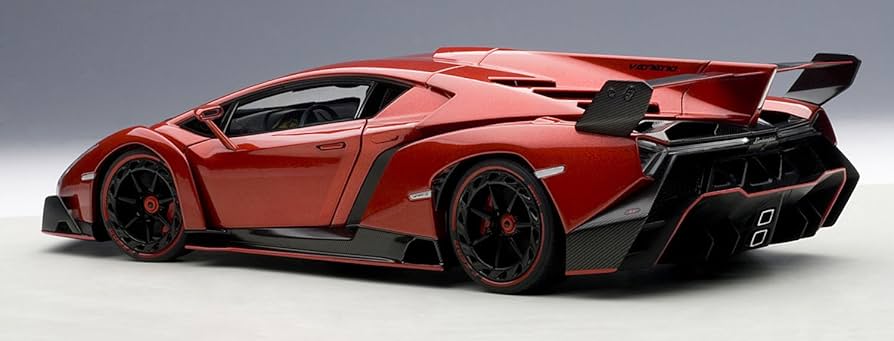 Amazon.co.jp: AUTOart 1/18 ランボルギーニ ヴェネーノ (レッド) 完成