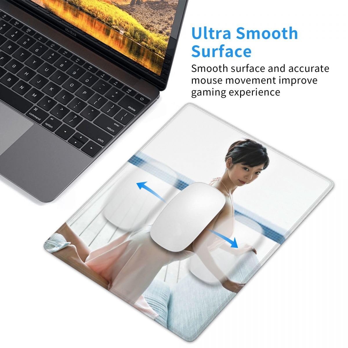 Amazon.co.jp: 青山ひかる1 マウスパッド 在宅勤務 ゲーミングマウス