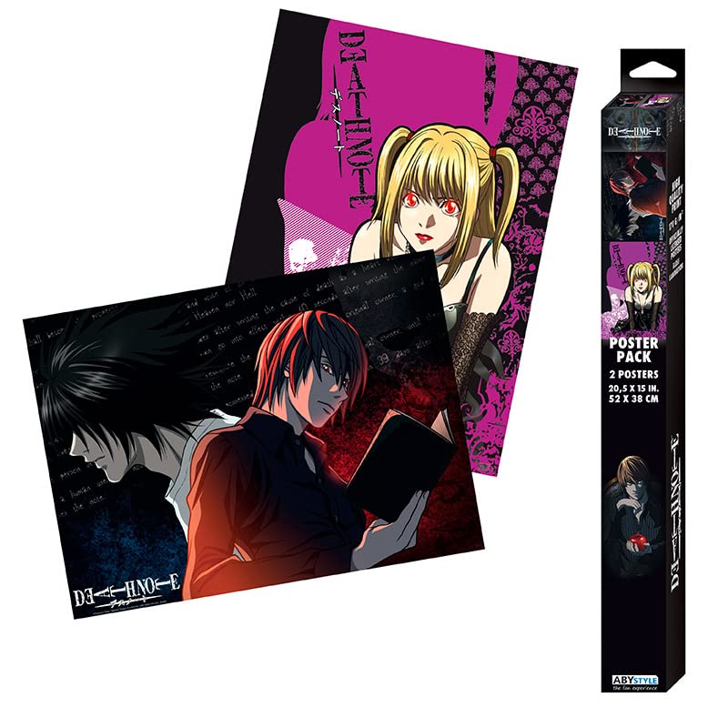 Amazon.co.jp: ABYSTYLE - DEATH NOTE ちびポスター L vs ライト&ミサ