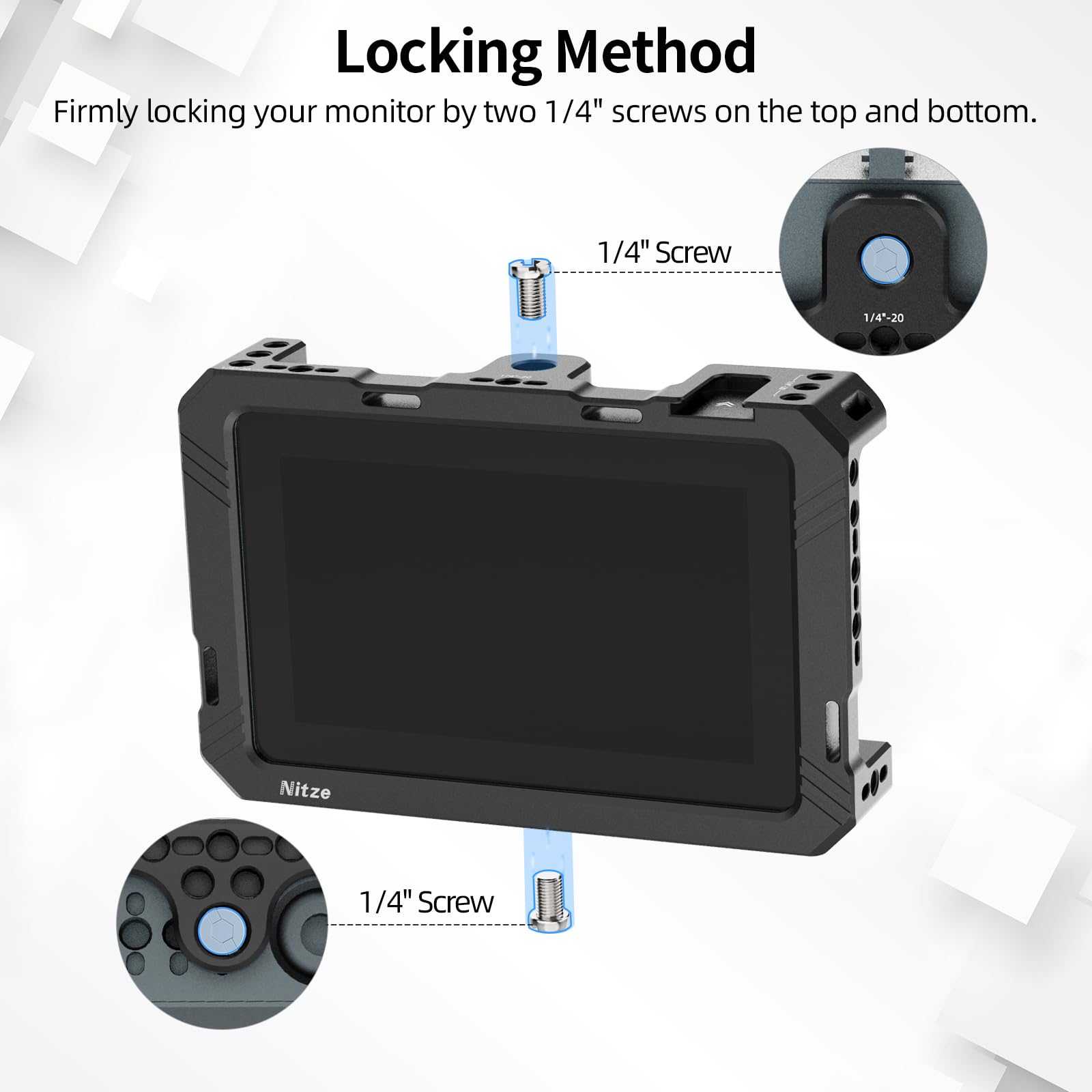 Amazon.co.jp: Nitze ケージキット SmallHD Indie 5 / Cine 5 モニター