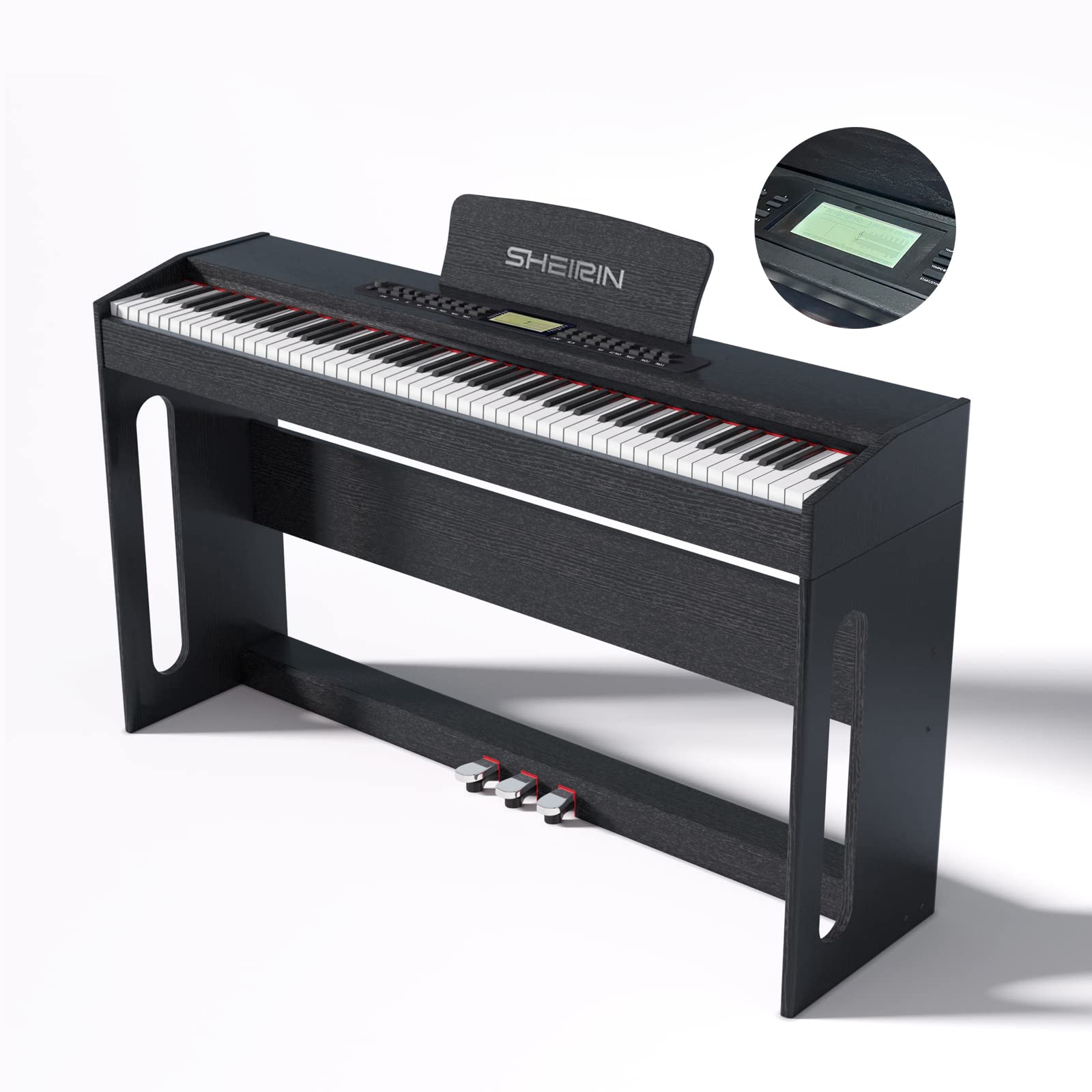 Amazon.co.jp: SHEIRIN 電子ピアノ 88鍵盤 タッチ 本物 人気
