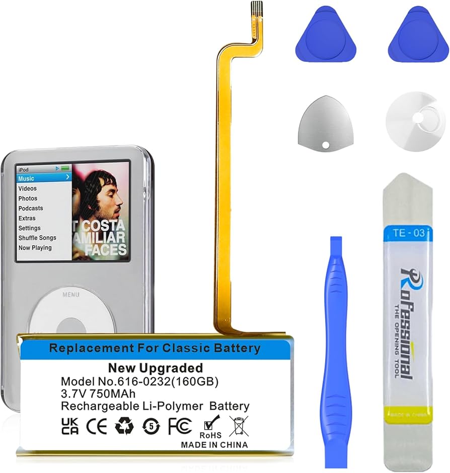 Amazon.com: OHZHAO Upgrade Replacement 750mAh Long-Lasting Classic