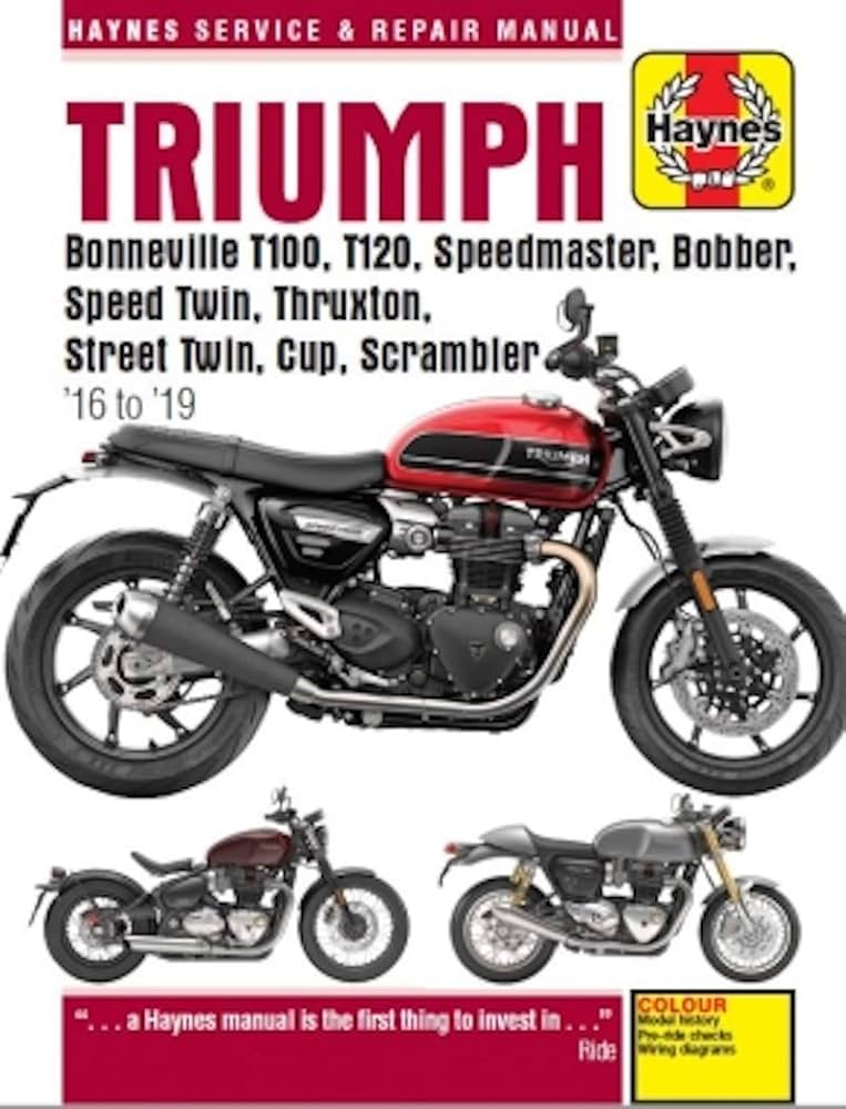 TRIUMPH MOTORCYCLE REPAIR SHOP & SERVICE MANUAL For BONNEVILLE