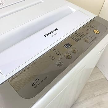 Amazon.co.jp: パナソニック 6.0kg 全自動洗濯機 シャンパンPanasonic