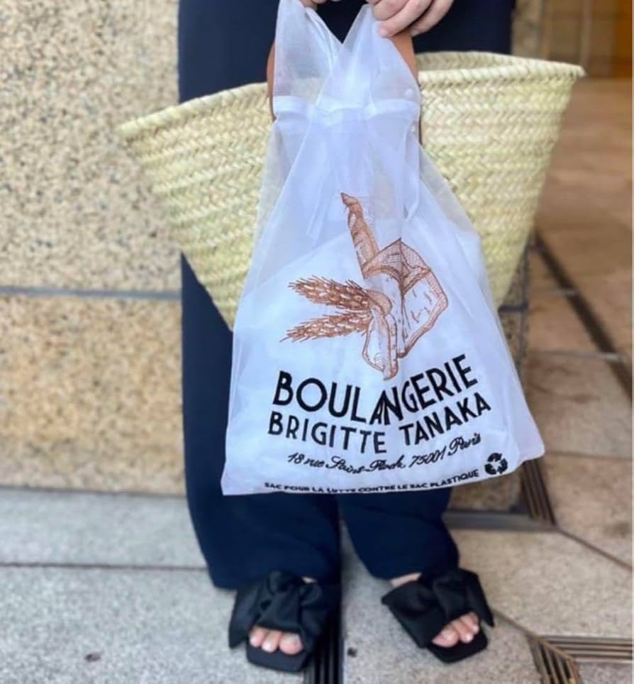 スーパーエーマーケット別注 ブリジットタナカ オーガンジーバッグ