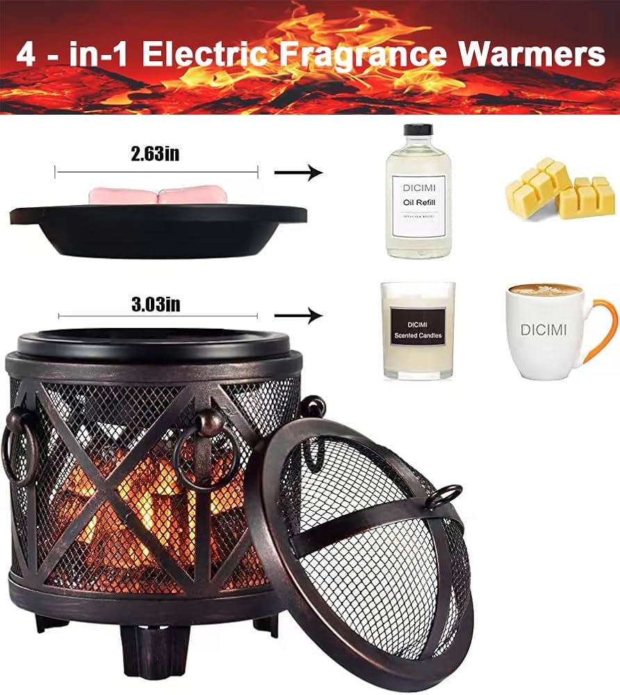 Amazon.com: Dicimi Wax Melt Warmer,4-in-1 Electric Wax Melter,Oil