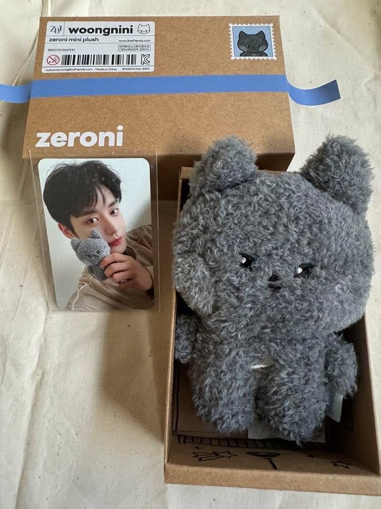 ZB1 zeroni フラットぬいぐるみ ウンニニ ジウン ラインフレンズ