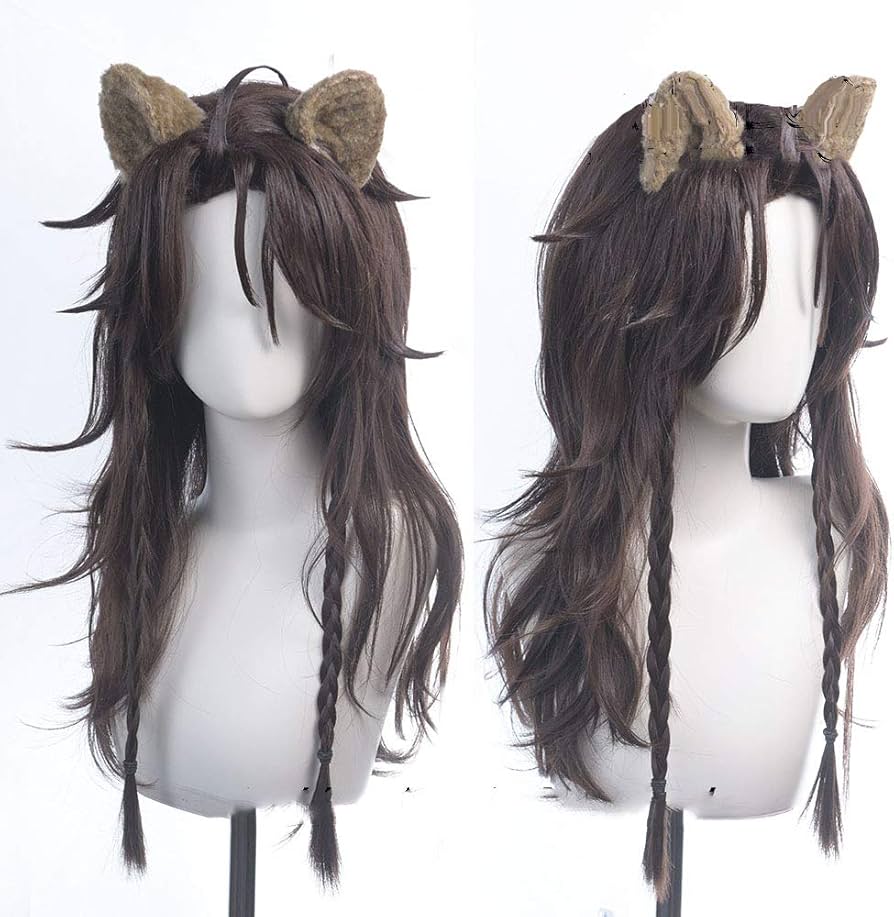 Amazon.co.jp: コスプレウィッグ+耳 レオナ・キングスカラー Leona