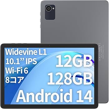 Amazon.co.jp: 【高速8コアCPU＆大容量12GB+128GB】2025春モデル 10.1