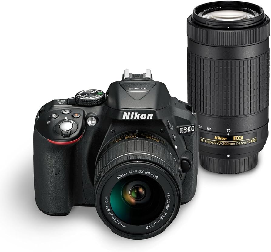 Amazon.com : Nikon D5300 Digital SLR Camera Dual Lens Kit