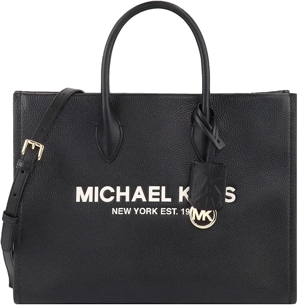 MICHAEL KORS 2WAY トートショルダーバッグ 総柄モノトーン 美品