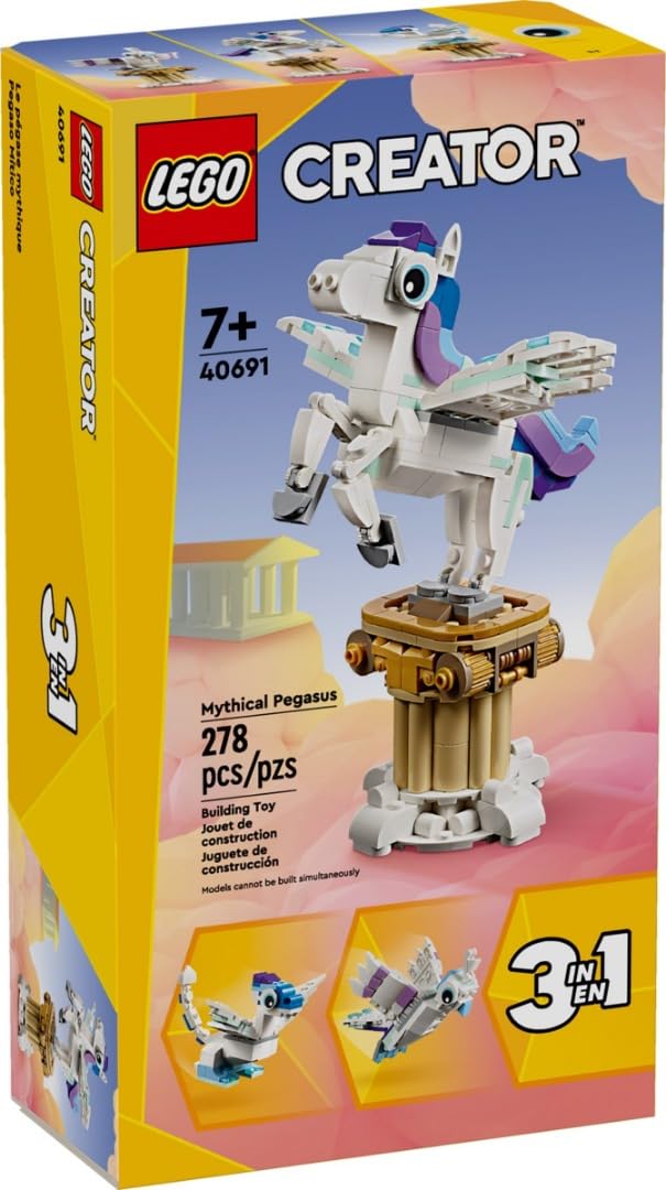 Amazon.com: LEGO Creator 3 in 1 Mythical Pegasus, Gift for