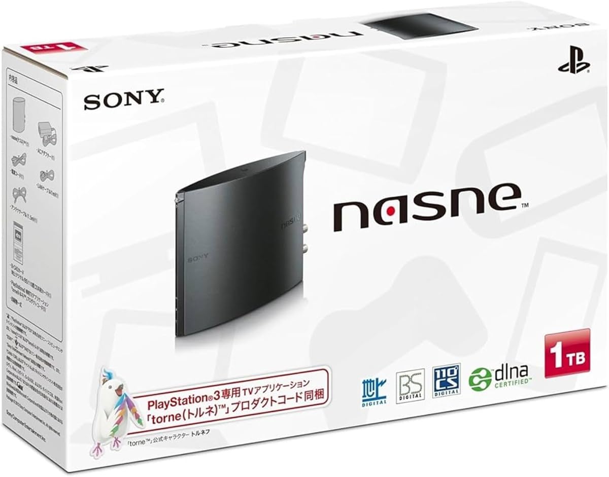 Amazon.co.jp: Sony PlayStation 4 Nasne 1 TB - Black : Video Games
